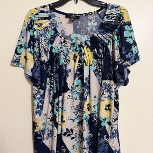 Style&Co Multicolor Floral Blouse